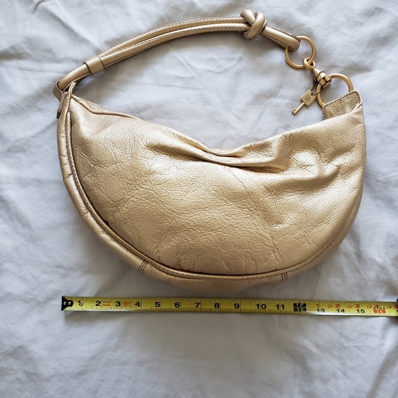 Fossil Gold Hobo Shoulder Bag - Picture 6 of 6